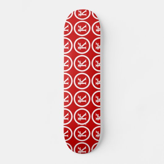 Laos Kip Lao / Laotian Money Sign Skateboard (Vorderseite)