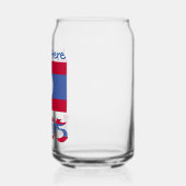 Laos Laotian Flag Blue Personalization Dosenglas (Links)