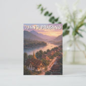 Laos Luang Prabang Reise Postkarte (Stehend Vorderseite)