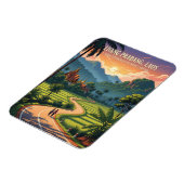 Laos Luang Prabang Travel Magnet (Linke Seite)