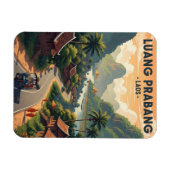 Laos Luang Prabang Travel Magnet (Horizontal)