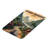 Laos Luang Prabang Travel Magnet (Linke Seite)