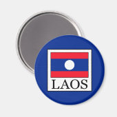 Laos Magnet (Vorderseite/Rückseite)