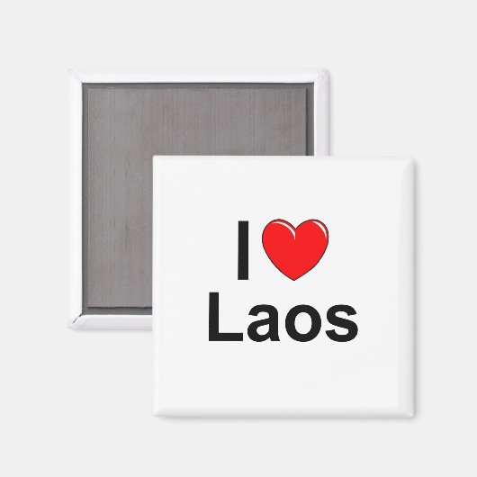 Laos Magnet (Vorderseite/Rückseite)