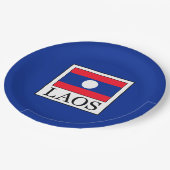 Laos Pappteller (Schrägansicht)