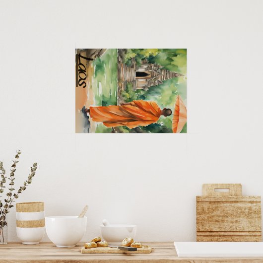 Laos Poster (Küche)