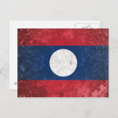Laos Postkarte (Vorne/Hinten)