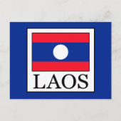 Laos Postkarte (Vorderseite)