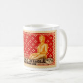 Laos Roter Buddha Becher Kaffeetasse (VorderseiteRechts)