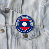 Laos Round Emblem Button (Beispiel)