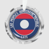 Laos Round Emblem Ornament (Vorderseite)