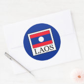 Laos Runder Aufkleber (Umschlag)