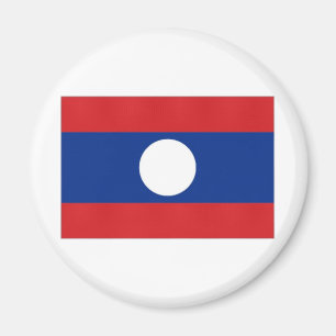 Laos-Staatsflagge Magnet