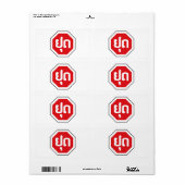 Laos Traffic STOP ⚠ YOOT in laotischer Sprache (Vorne)