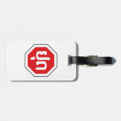 Laos Traffic STOP ⚠ YOOT in laotischer Sprache Gepäckanhänger (Rückseite horizontal)