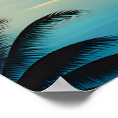 Laos Travel Art Poster (Ecke)