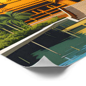 Laos Travel Poster (Ecke)