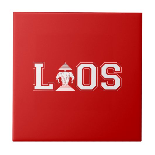 LAOS UNIVERSITY FLIESE (Vorderseite)