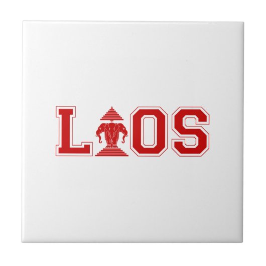 LAOS UNIVERSITY FLIESE (Vorderseite)