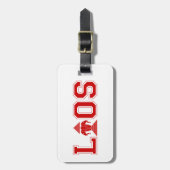 LAOS UNIVERSITY GEPÄCKANHÄNGER (Vorderseite vertikal)