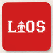 LAOS UNIVERSITY GETRÄNKEUNTERSETZER (Vorderseite)