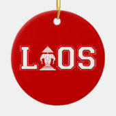 LAOS UNIVERSITY KERAMIK ORNAMENT (Vorne)