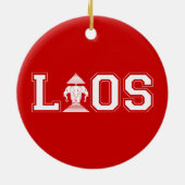 LAOS UNIVERSITY KERAMIK ORNAMENT (Hinten)