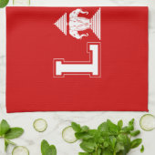 LAOS UNIVERSITY KÜCHENTUCH (Gefaltet)