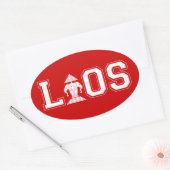 LAOS UNIVERSITY OVALER AUFKLEBER (Umschlag)