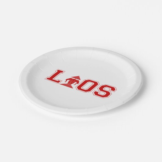 LAOS UNIVERSITY PAPPTELLER (Schrägansicht)