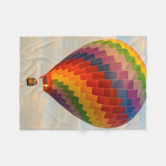 Laos, Vang Vieng.Heißluftballon Fleecedecke (Vorderseite (Horizontal))