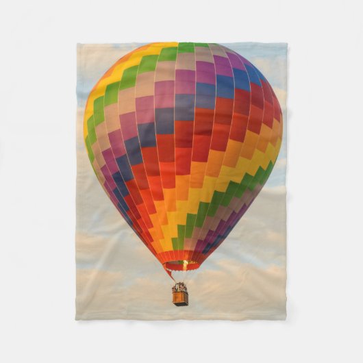 Laos, Vang Vieng.Heißluftballon Fleecedecke (Vorderseite)