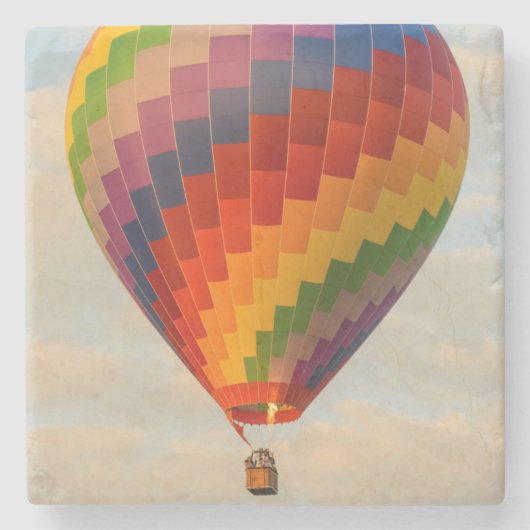 Laos, Vang Vieng.Heißluftballon Steinuntersetzer (Vorderseite)