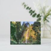 Laos, Vang Vieng, Kaeng Nyui Wasserfall Postkarte (Stehend Vorderseite)