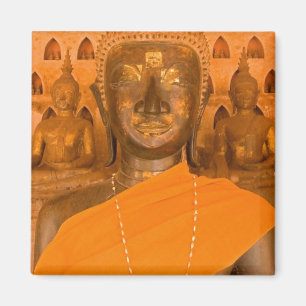 Laos, Vientiane, eines von 6840 Buddha-Bildern in Magnet