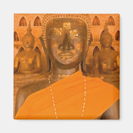 Laos, Vientiane, eines von 6840 Buddha-Bildern in Magnet (Vorne)