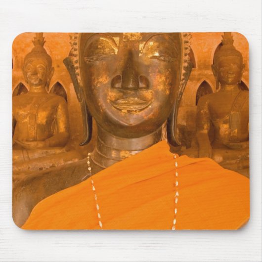 Laos, Vientiane, eines von 6840 Buddha-Bildern in Mousepad (Vorne)