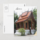 laos wat postkarte (Vorne/Hinten)