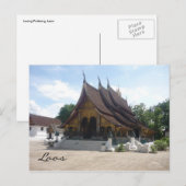 laos wat postkarte (Vorne/Hinten)
