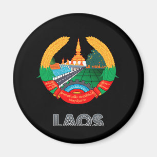 Laotian Emblem Magnet