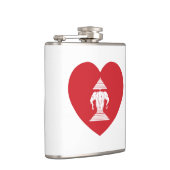 Laotian Erawan 3 Leitende Nophant Heart Flag Flachmann (Rechts)