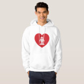 Laotian Erawan 3 Leitende Nophant Heart Flag Hoodie (Vorne ganz)