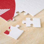 Laotian Erawan 3 Leitende Nophant Heart Flag Puzzle (Seite)