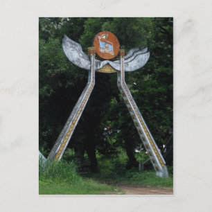 Laotian Gate Postkarte