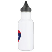 Laotian Heart Flag Trinkflasche (Rechts)