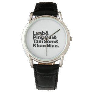 Laotian Street Food Armbanduhr