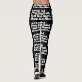 Laotian Street Food Leggings (Rückseite)