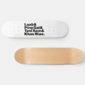 Laotian Street Food Skateboard (Horizontal)