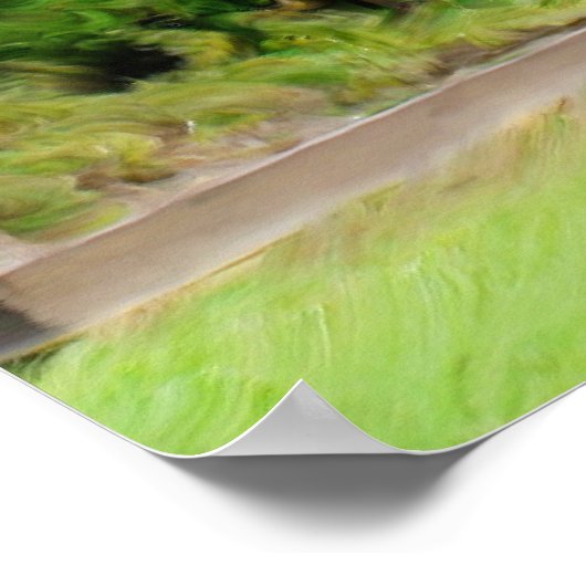 Lap Forest - Herbstmalerei Poster (Ecke)