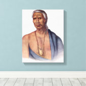 Lap-Pa-Win-Soe, ein Chief von Delaware Leinwanddruck (Insitu (Holzboden))